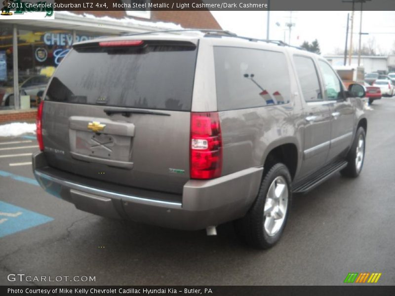 Mocha Steel Metallic / Light Cashmere/Dark Cashmere 2011 Chevrolet Suburban LTZ 4x4