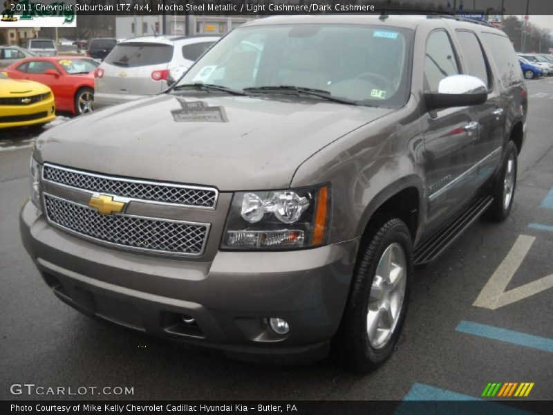 Mocha Steel Metallic / Light Cashmere/Dark Cashmere 2011 Chevrolet Suburban LTZ 4x4