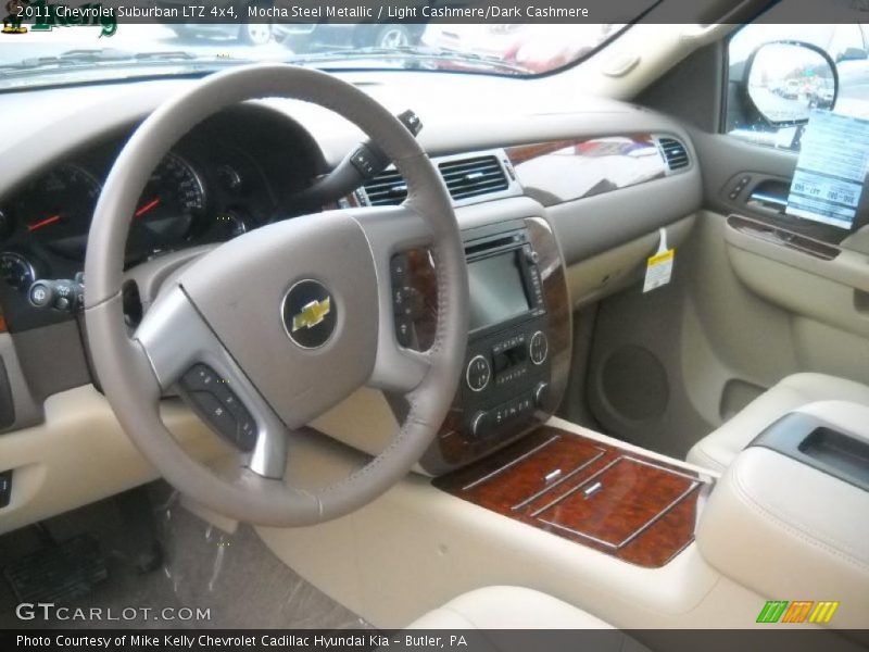 Mocha Steel Metallic / Light Cashmere/Dark Cashmere 2011 Chevrolet Suburban LTZ 4x4