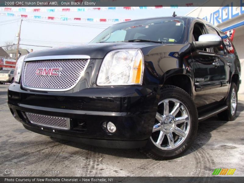 Onyx Black / Ebony 2008 GMC Yukon Denali AWD