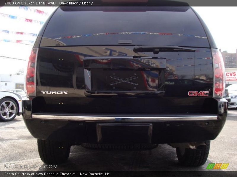 Onyx Black / Ebony 2008 GMC Yukon Denali AWD