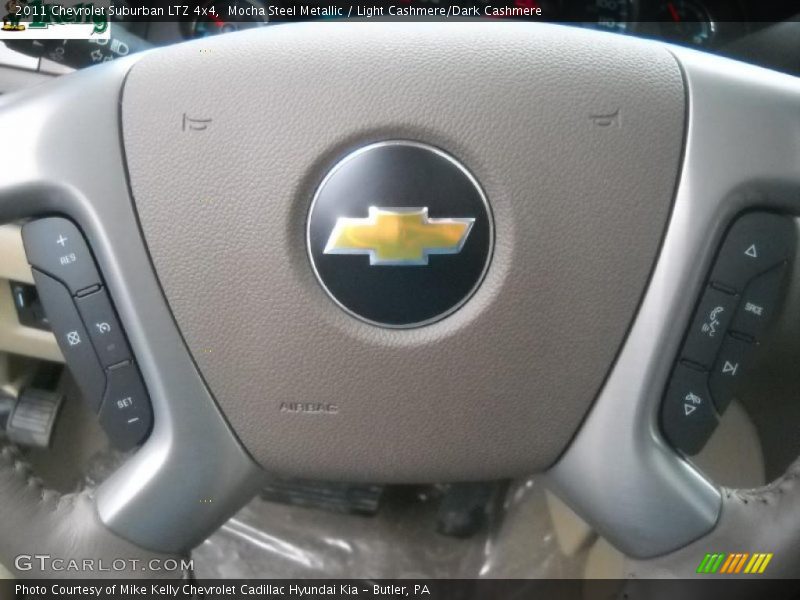 Mocha Steel Metallic / Light Cashmere/Dark Cashmere 2011 Chevrolet Suburban LTZ 4x4