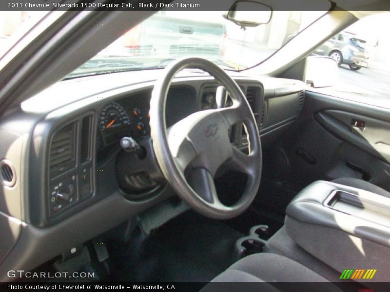 Black / Dark Titanium 2011 Chevrolet Silverado 1500 Regular Cab
