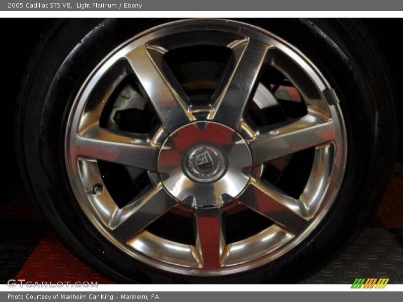 Light Platinum / Ebony 2005 Cadillac STS V8