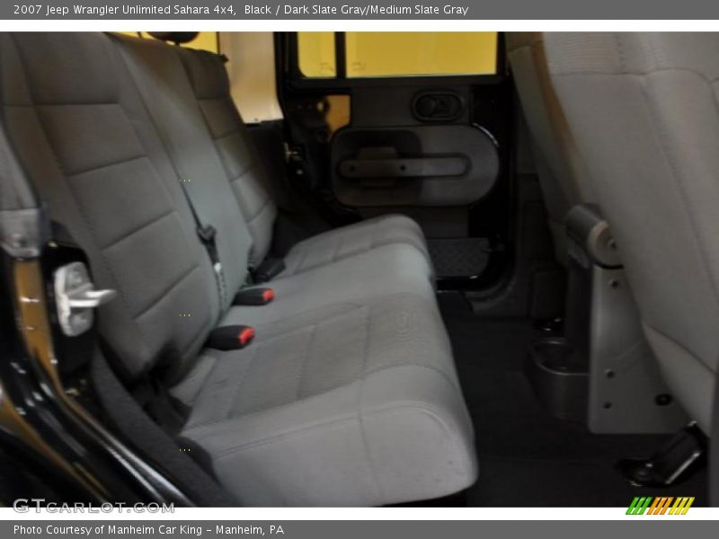 Black / Dark Slate Gray/Medium Slate Gray 2007 Jeep Wrangler Unlimited Sahara 4x4