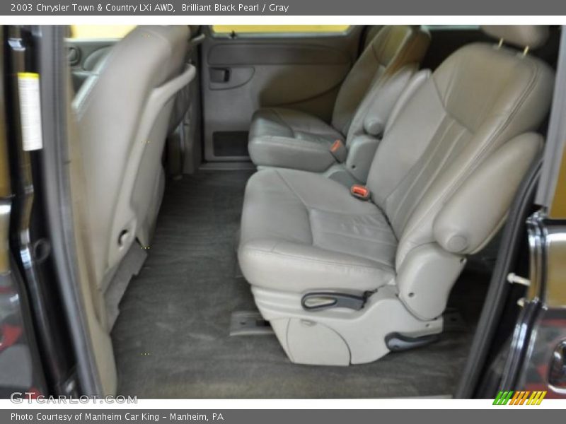Brilliant Black Pearl / Gray 2003 Chrysler Town & Country LXi AWD