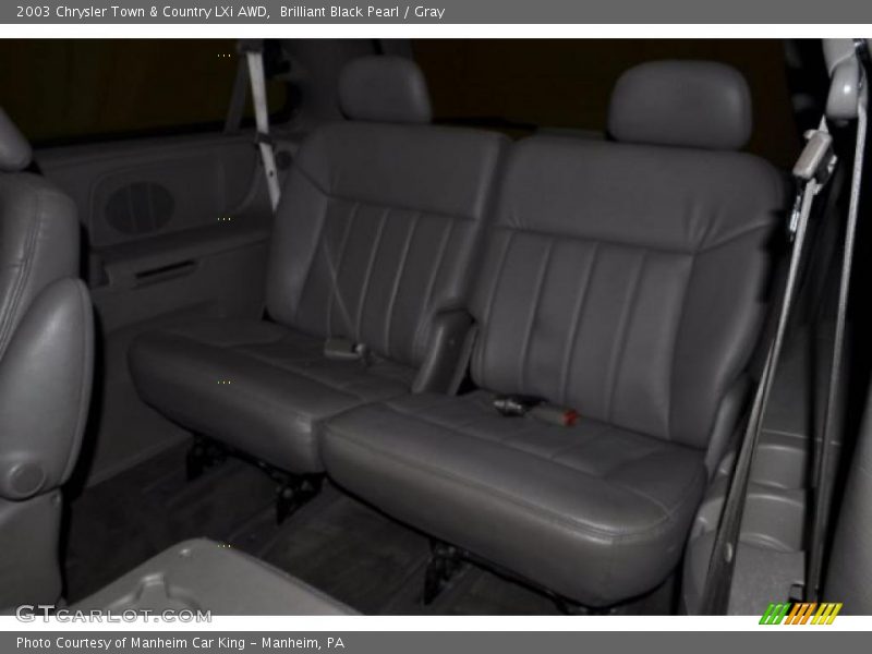 Brilliant Black Pearl / Gray 2003 Chrysler Town & Country LXi AWD