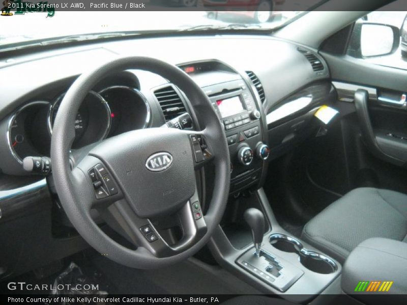 Pacific Blue / Black 2011 Kia Sorento LX AWD