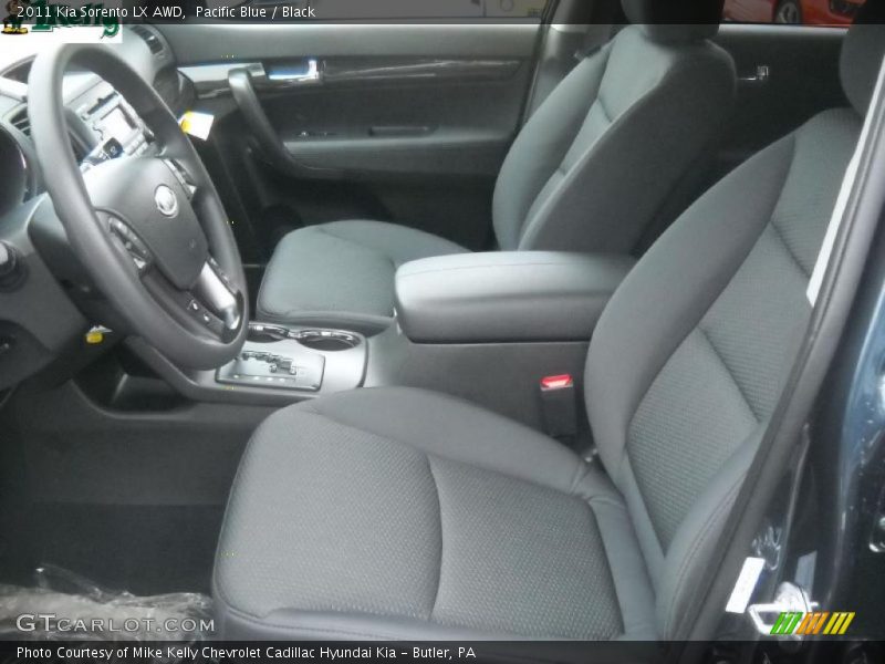 Pacific Blue / Black 2011 Kia Sorento LX AWD