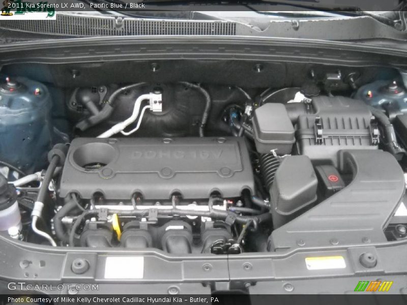 Pacific Blue / Black 2011 Kia Sorento LX AWD