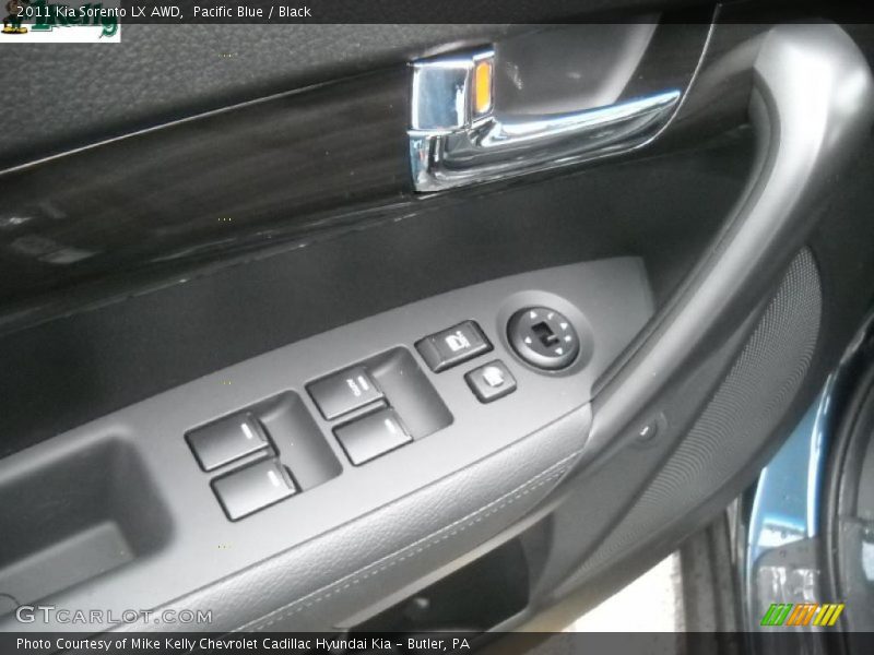 Pacific Blue / Black 2011 Kia Sorento LX AWD