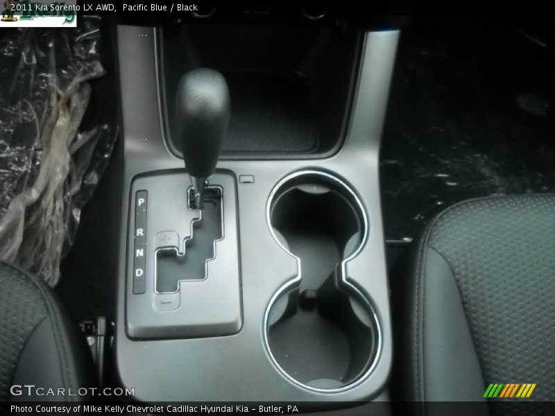 Pacific Blue / Black 2011 Kia Sorento LX AWD