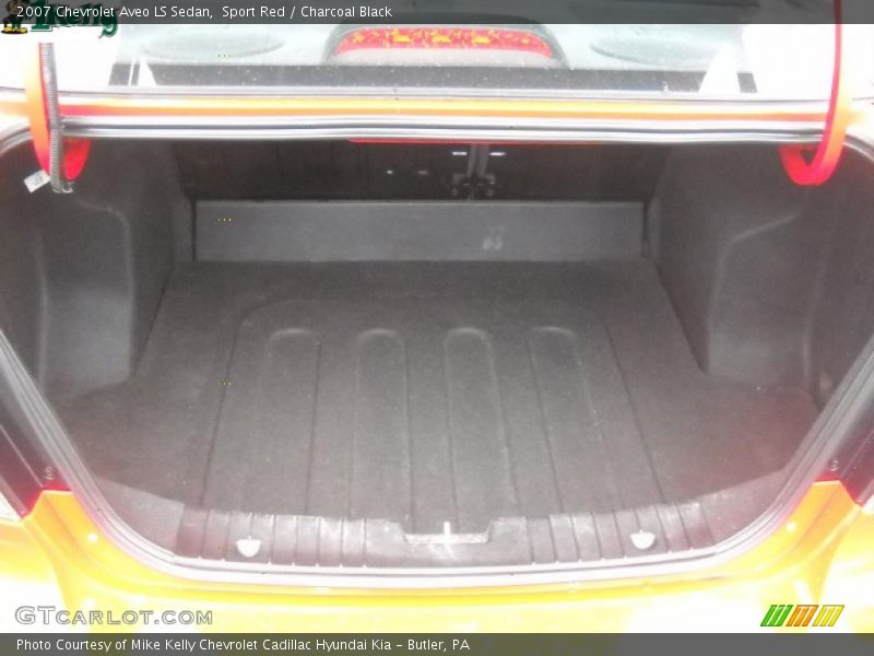 Sport Red / Charcoal Black 2007 Chevrolet Aveo LS Sedan