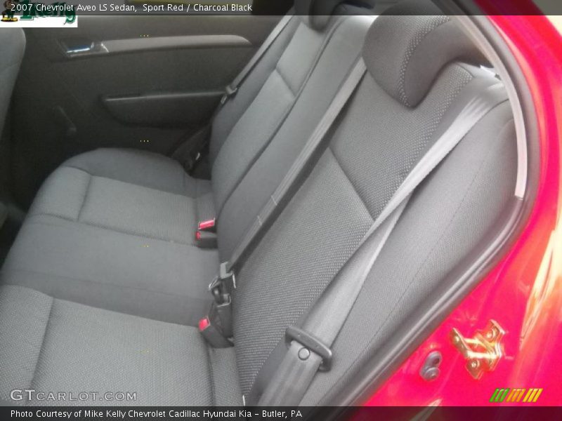 Sport Red / Charcoal Black 2007 Chevrolet Aveo LS Sedan