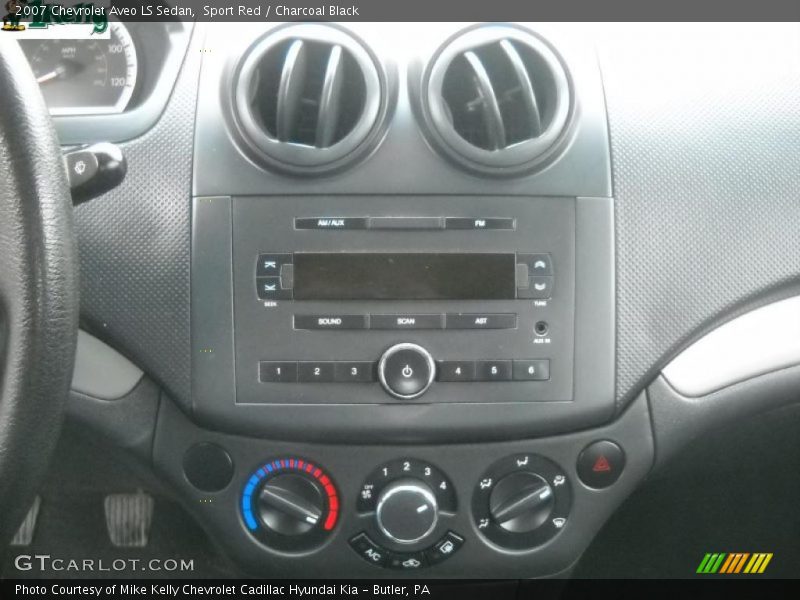 Sport Red / Charcoal Black 2007 Chevrolet Aveo LS Sedan