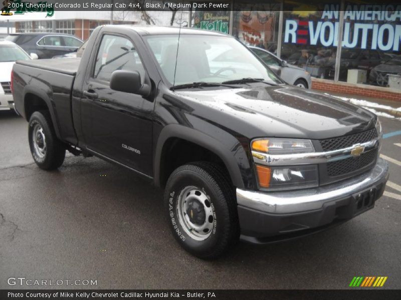 Black / Medium Dark Pewter 2004 Chevrolet Colorado LS Regular Cab 4x4