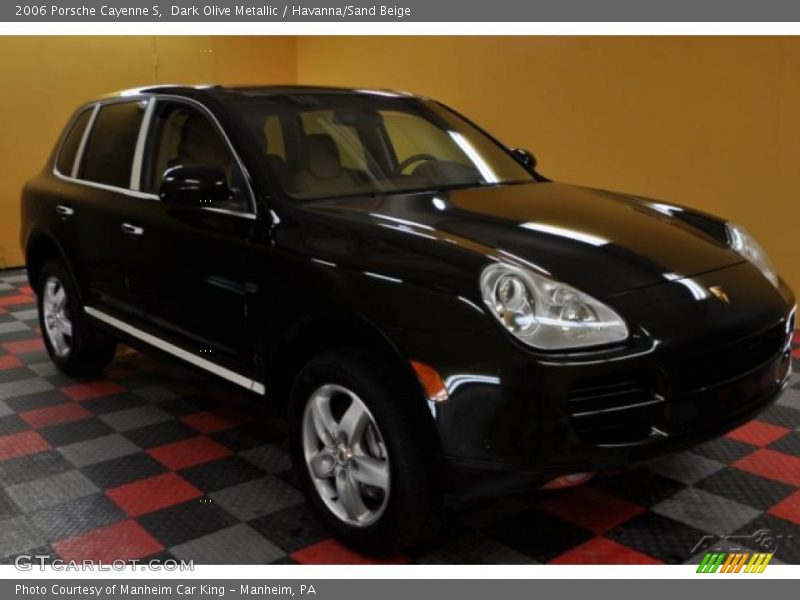 Dark Olive Metallic / Havanna/Sand Beige 2006 Porsche Cayenne S