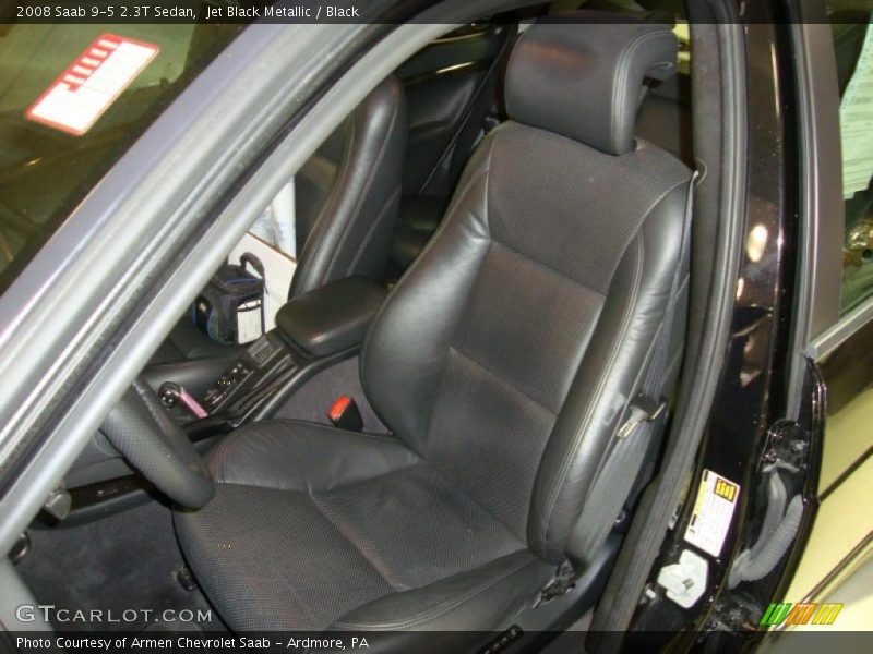  2008 9-5 2.3T Sedan Black Interior