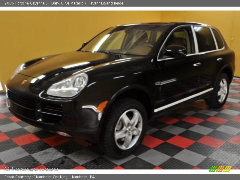 Dark Olive Metallic / Havanna/Sand Beige 2006 Porsche Cayenne S