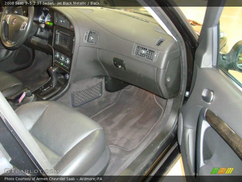  2008 9-5 2.3T Sedan Black Interior