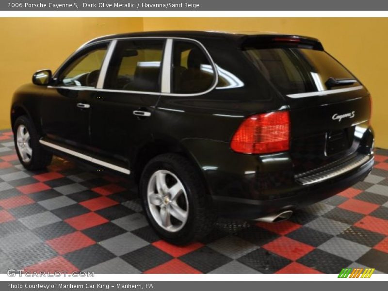 Dark Olive Metallic / Havanna/Sand Beige 2006 Porsche Cayenne S