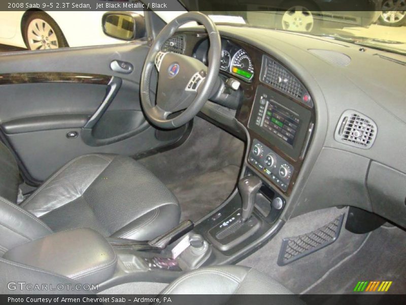  2008 9-5 2.3T Sedan Black Interior
