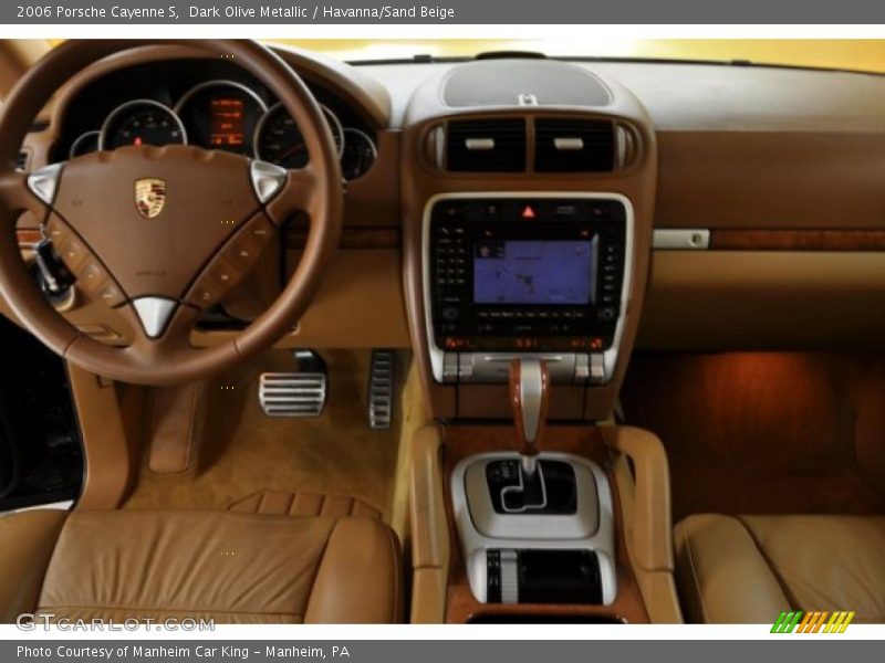 Dark Olive Metallic / Havanna/Sand Beige 2006 Porsche Cayenne S
