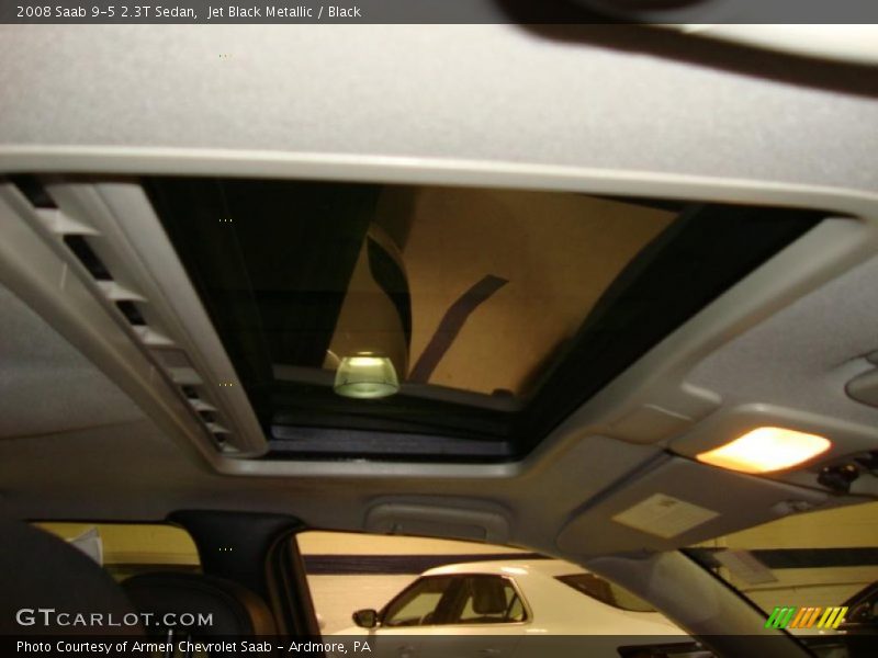 Jet Black Metallic / Black 2008 Saab 9-5 2.3T Sedan
