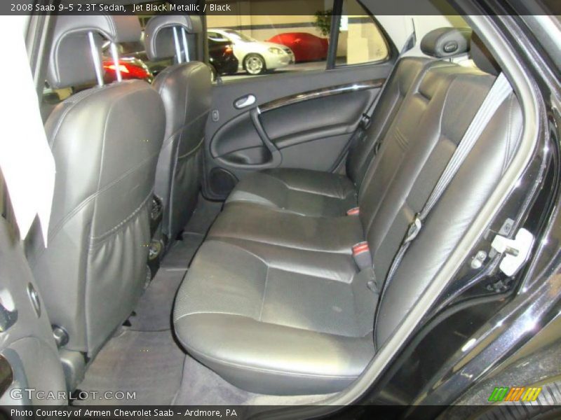 Jet Black Metallic / Black 2008 Saab 9-5 2.3T Sedan