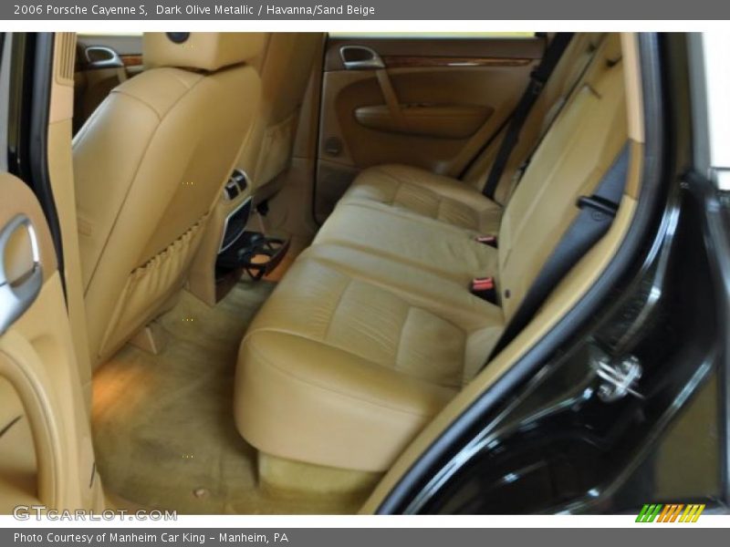 Dark Olive Metallic / Havanna/Sand Beige 2006 Porsche Cayenne S