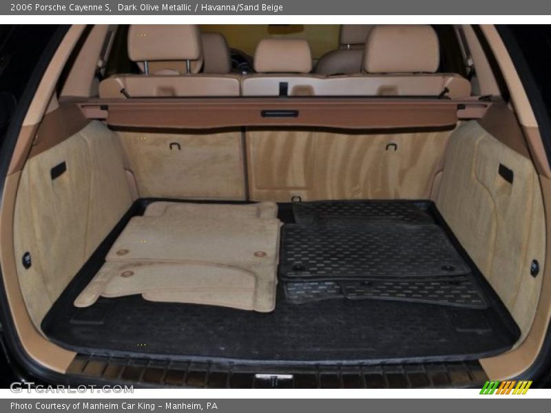 Dark Olive Metallic / Havanna/Sand Beige 2006 Porsche Cayenne S