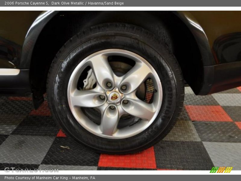 Dark Olive Metallic / Havanna/Sand Beige 2006 Porsche Cayenne S