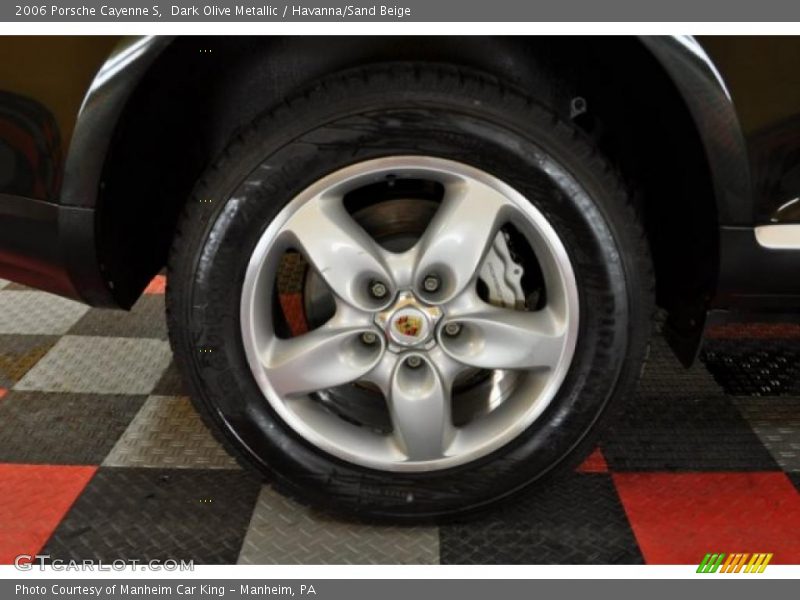 Dark Olive Metallic / Havanna/Sand Beige 2006 Porsche Cayenne S