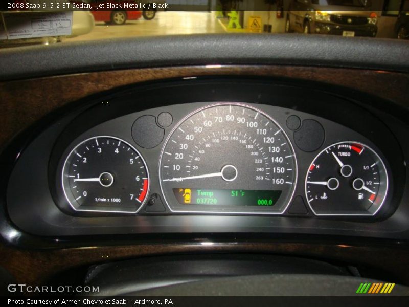  2008 9-5 2.3T Sedan 2.3T Sedan Gauges