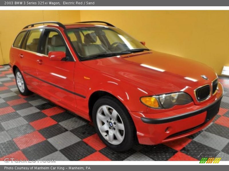 Electric Red / Sand 2003 BMW 3 Series 325xi Wagon