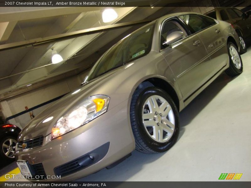 Amber Bronze Metallic / Neutral Beige 2007 Chevrolet Impala LT