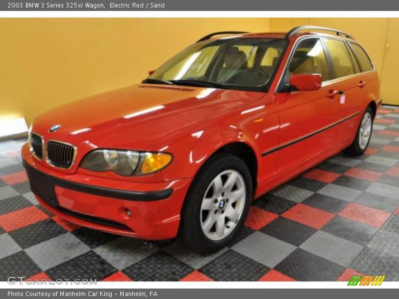 Electric Red / Sand 2003 BMW 3 Series 325xi Wagon