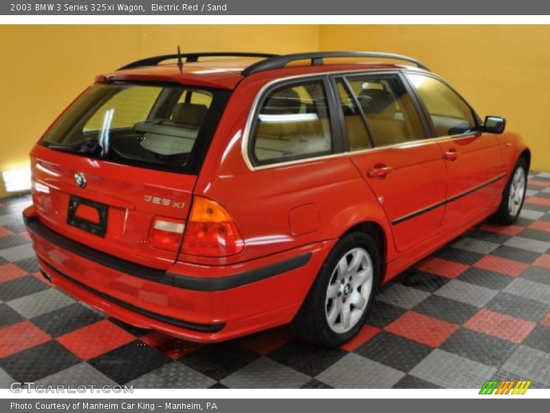 Electric Red / Sand 2003 BMW 3 Series 325xi Wagon