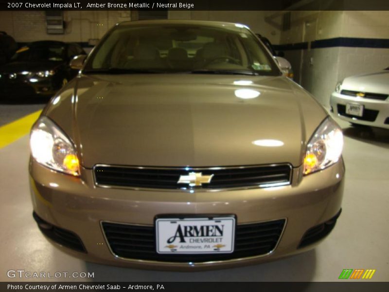 Amber Bronze Metallic / Neutral Beige 2007 Chevrolet Impala LT