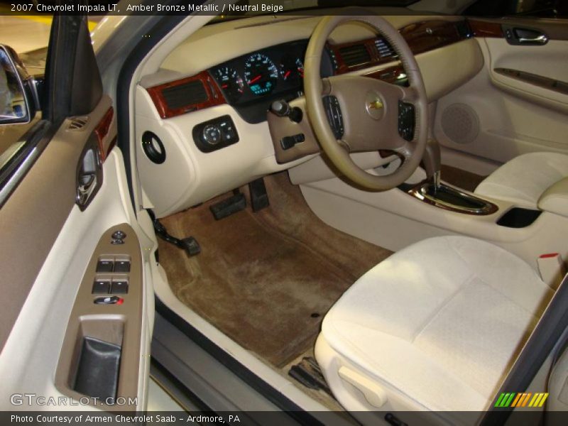 Amber Bronze Metallic / Neutral Beige 2007 Chevrolet Impala LT