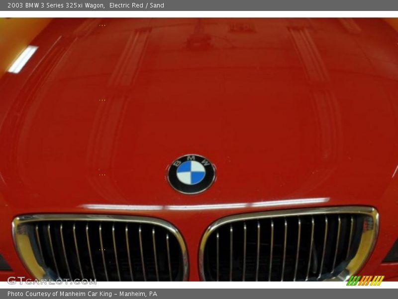 Electric Red / Sand 2003 BMW 3 Series 325xi Wagon