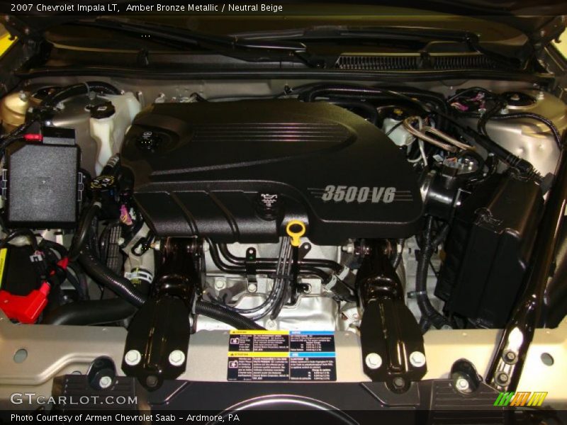 Amber Bronze Metallic / Neutral Beige 2007 Chevrolet Impala LT