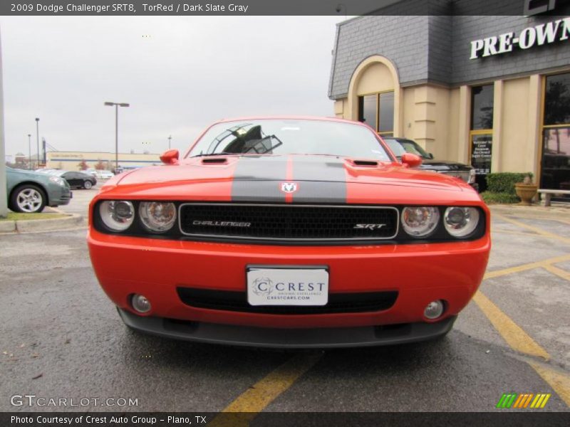 TorRed / Dark Slate Gray 2009 Dodge Challenger SRT8