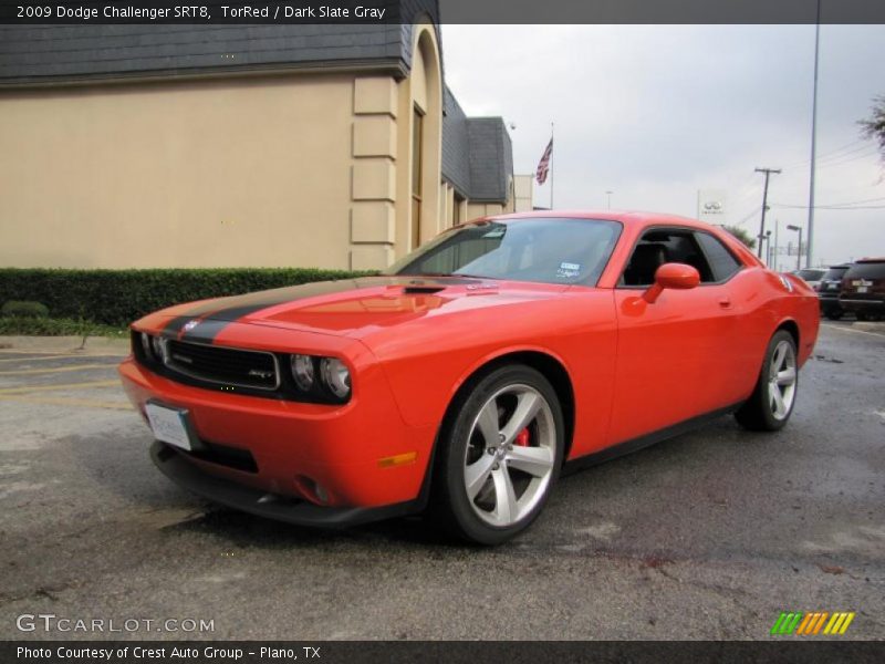 TorRed / Dark Slate Gray 2009 Dodge Challenger SRT8