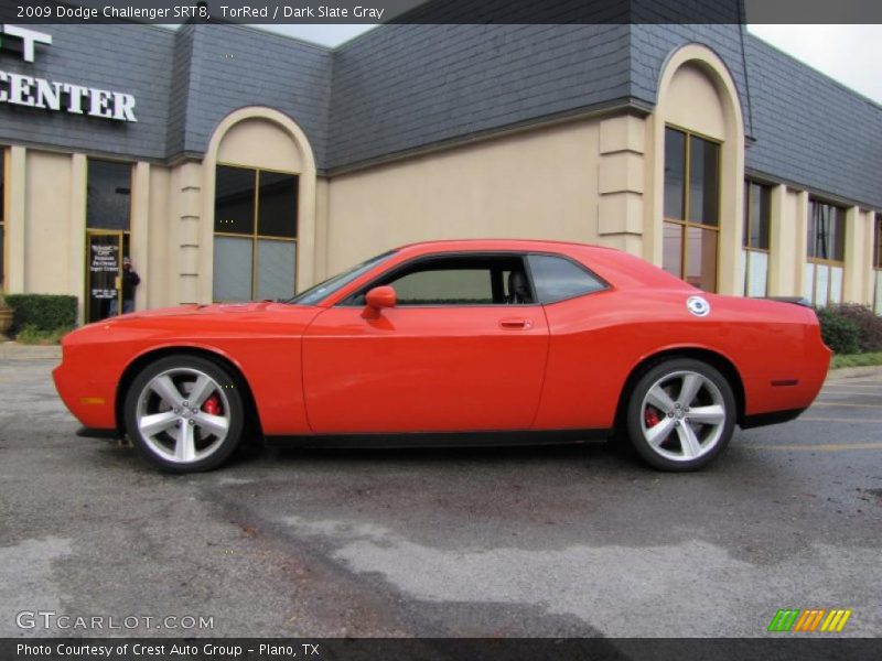TorRed / Dark Slate Gray 2009 Dodge Challenger SRT8