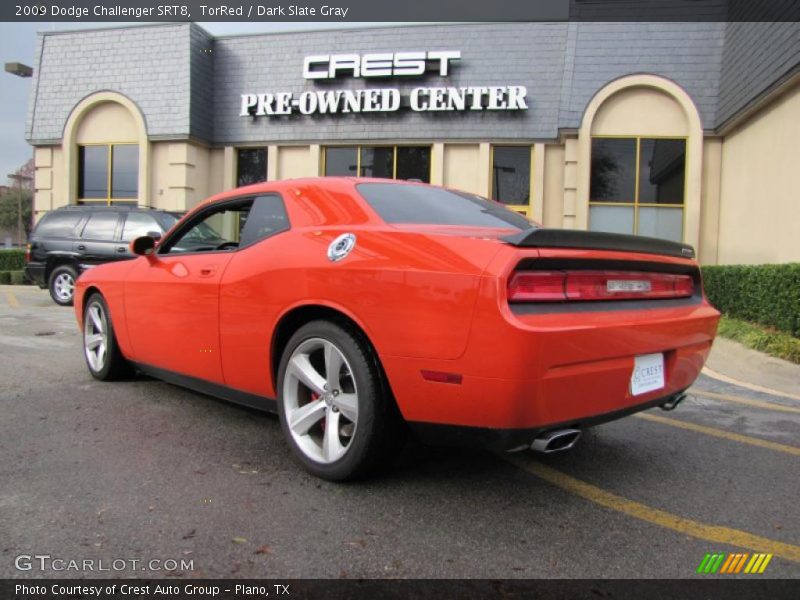 TorRed / Dark Slate Gray 2009 Dodge Challenger SRT8
