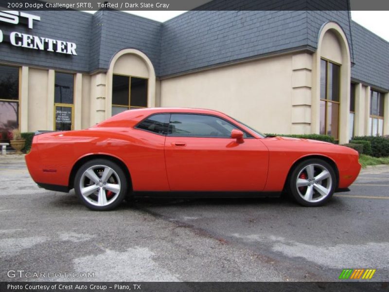 TorRed / Dark Slate Gray 2009 Dodge Challenger SRT8
