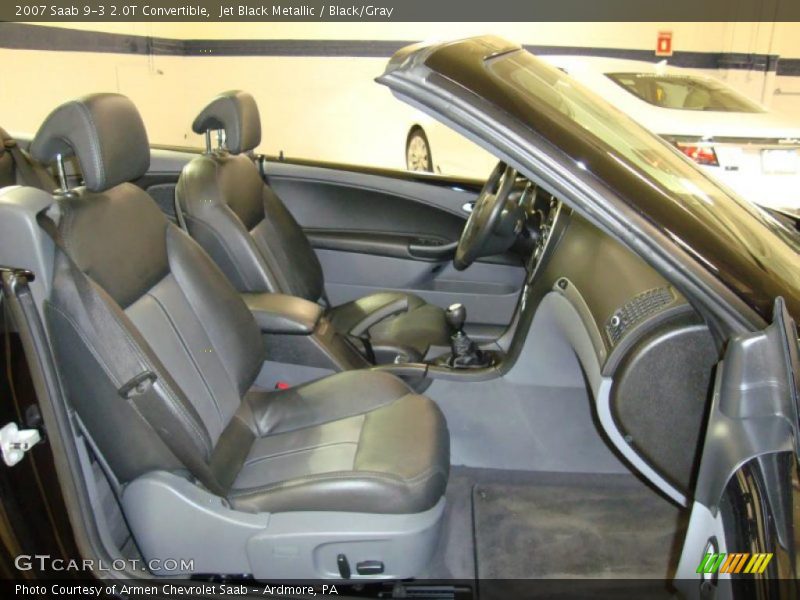  2007 9-3 2.0T Convertible Black/Gray Interior