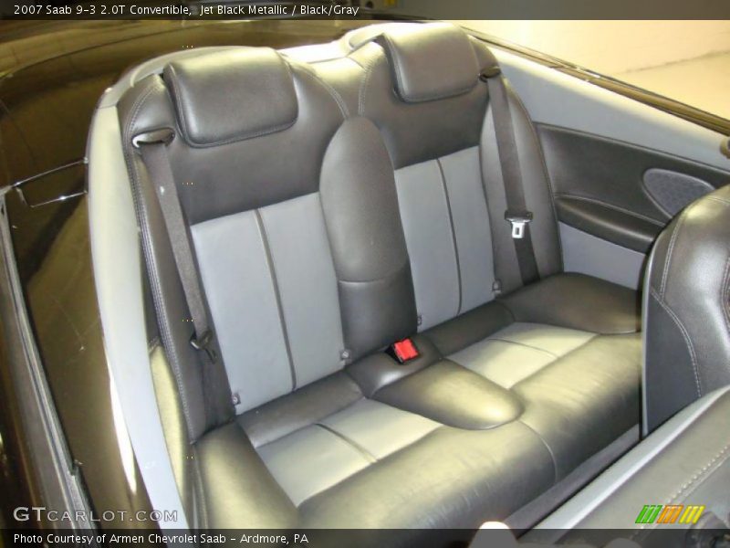  2007 9-3 2.0T Convertible Black/Gray Interior