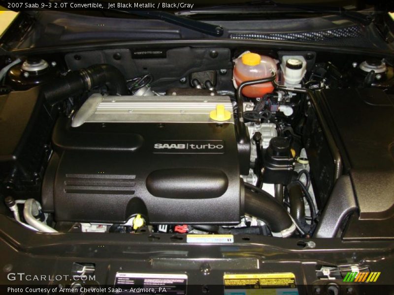  2007 9-3 2.0T Convertible Engine - 2.0 Liter Turbocharged DOHC 16V 4 Cylinder